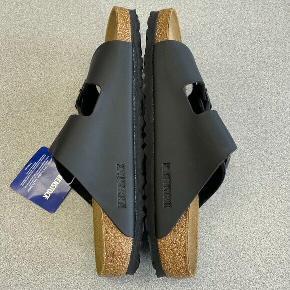 NEW Birkenstock Arizona Oiled Leather Black Cork Slide Sandals Women's Size 8US/ - Picture 6 of 11
